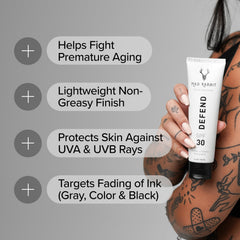 Mad Rabbit Defend: oxyde de zinc, agent minéral pour une protection douce et durable.