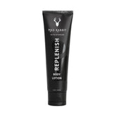 Mad Rabbit Replenish Tattoo Body Lotion bottle shown for daily hydration on clean skin