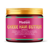 Beurre Chebe Madani Naturals favorise croissance et renforcement des cheveux.