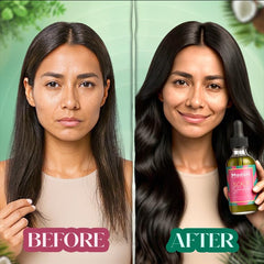 Madani Naturals Gros Plan Huile Végétale - texture riche pour démêlage en douceur