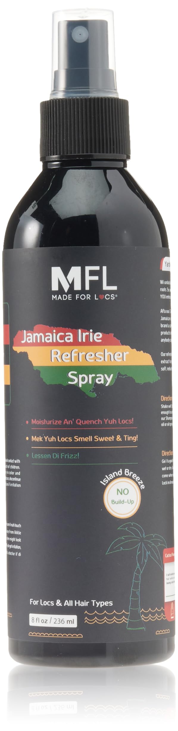 MFL Jamaica Refresher Spray bouteille hydratante et parfum tropical.