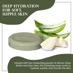 Madina Savon Noir Africain pour-peaux-toutes-types, parfait visage et corps.