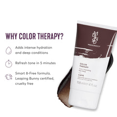 Madison Reed Color Therapy Caffé – masque colorant dépose une nuance cendrée fumée.
