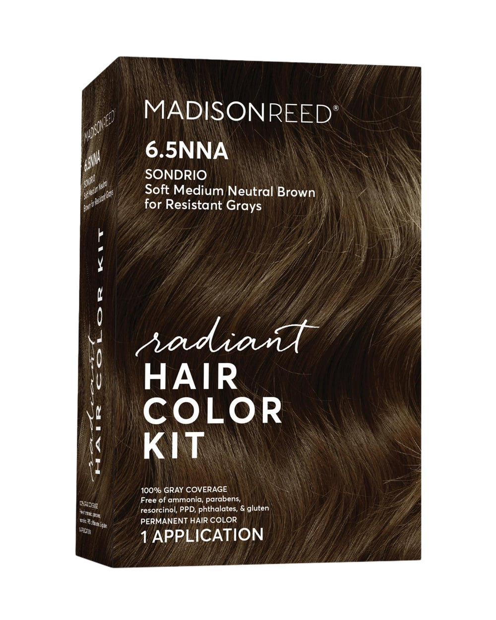 Kit Madison Reed Coloration Cheveux Crème: couverture gris durable et uniforme.