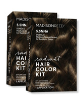 Madison Reed kit-coloration-radiant-5-5nna-dosolo offre une couverture gris durable à domicile.
