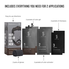 Kit complet Madison Reed Mr Hair Color – tout pour deux applications.