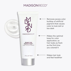 Madison Reed Prime for Perfection — gants inclus pour application propre.