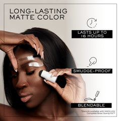 MADLUVV Brow Stamp: remplissage précis de la barbe pour un look homogène.
