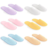 Chaussons jetables Maeline ensemble de six paires pour invités et clients.