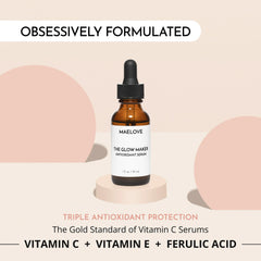 Sérum sans parfum MAELOVE Glow Maker adapté aux peaux sensibles.