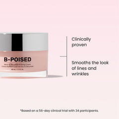 Maëlys B-POISED Crème Cou-Décolleté : texture lissante pour peau uniforme.