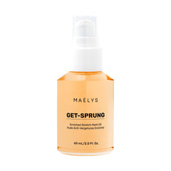 Maëlys Get-Sprung: flacon huile anti‑vergetures offrant un fini lumineux et fluide