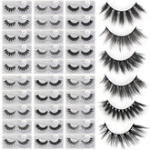 Cils MAGEFY en fibre 16mm naturel pour un regard discret et élégant.