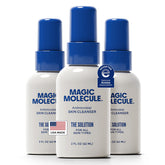 Magic Molecule nettoyant-visage-pulverisateur, douceur pour peau sensible et pores propres.