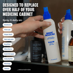Magic Molecule, spray corps et visage, purifie les pores en douceur.