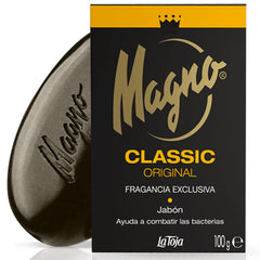 Boîte Magno Classic Black 8-pack, présentation pratique pour la salle de bain.