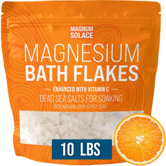Magnum Solace: flocons de magnésium-bain pour détente et souplesse musculaire.