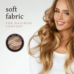 Confort-tête MainBasics : texture douce et port prolongé sans pression.