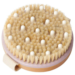 MainBasics brosse-corps à sec vue avant, exfolie et stimule la circulation.