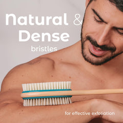 MainBasics brosse-corps-exfoliation-nylon-doux: exfoliation confortable pour tout le corps.