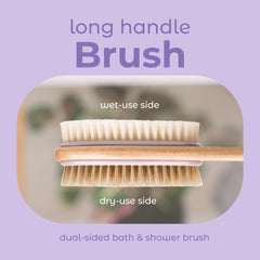 MainBasics brosse-dos face-douce brins-synthetiques – exfoliation douce.