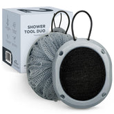 MainBasics éponge loofah douce pour une mousse riche et agréable sous la douche.