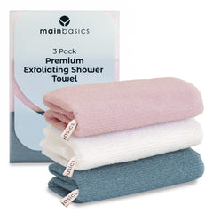 MainBasics gant exfoliant Airy Blossom pour exfolier en douceur.