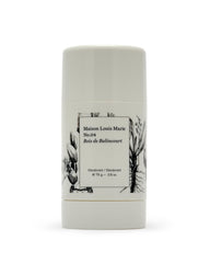 Maison Louis Marie No.04 Bois de Balincourt – bouteille déodorant, parfum boisé chaleureux.