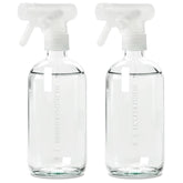 Bouteilles spray en verre MaisoNovo 16,9 oz pour nettoyants faits maison.