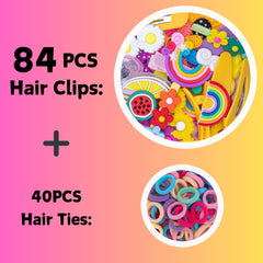MAITIANISK clip-cheveux arc-en-ciel : couleurs vives pour un look quotidien joyeux.