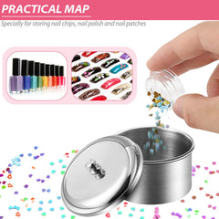 Maitys grand bol en acier inoxydable, pratique pour grandes quantités en salon.