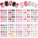 Maitys ensemble dix boîtes d’ongles enfants, tailles variées pour chaque doigt.