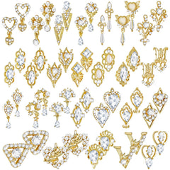 Maitys cœur-pendentif pour ongles, look romantique et durable.