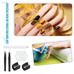 Maitys plateaux de finition plastique: rangement pratique des strass pendant le travail.