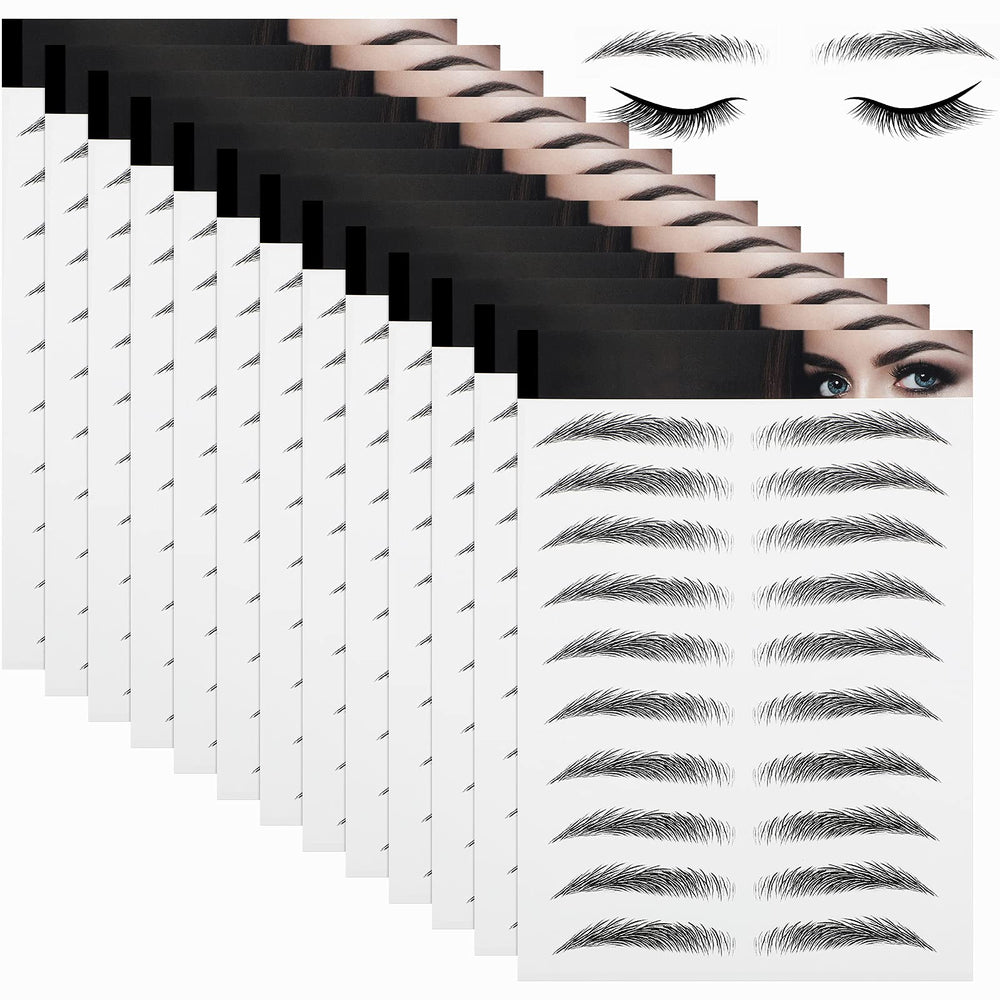Sourcils Maitys 4D imitant les poils, transfert étanche et naturel.
