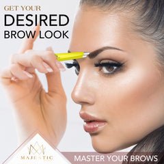 Pinces Majestic Bombay utilisées pour l’application précise des faux cils.