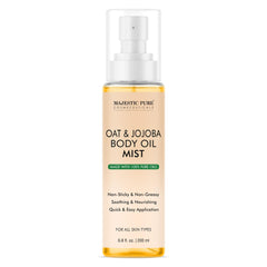 Majestic Pure brume avoine jojoba – bouteille prête pour hydratation légère après la douche.