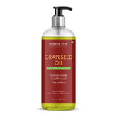 Majestic Pure Huile Graines de Raisins – bouteille 16 oz pour hydrater peau et cheveux