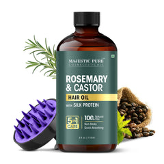 Masseur cuir chevelu Majestic Pure avec romarin pour détente et massage.