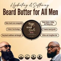 Major Beard Goals Huile de ricin noire jamaïcaine – hydratation et fortification.