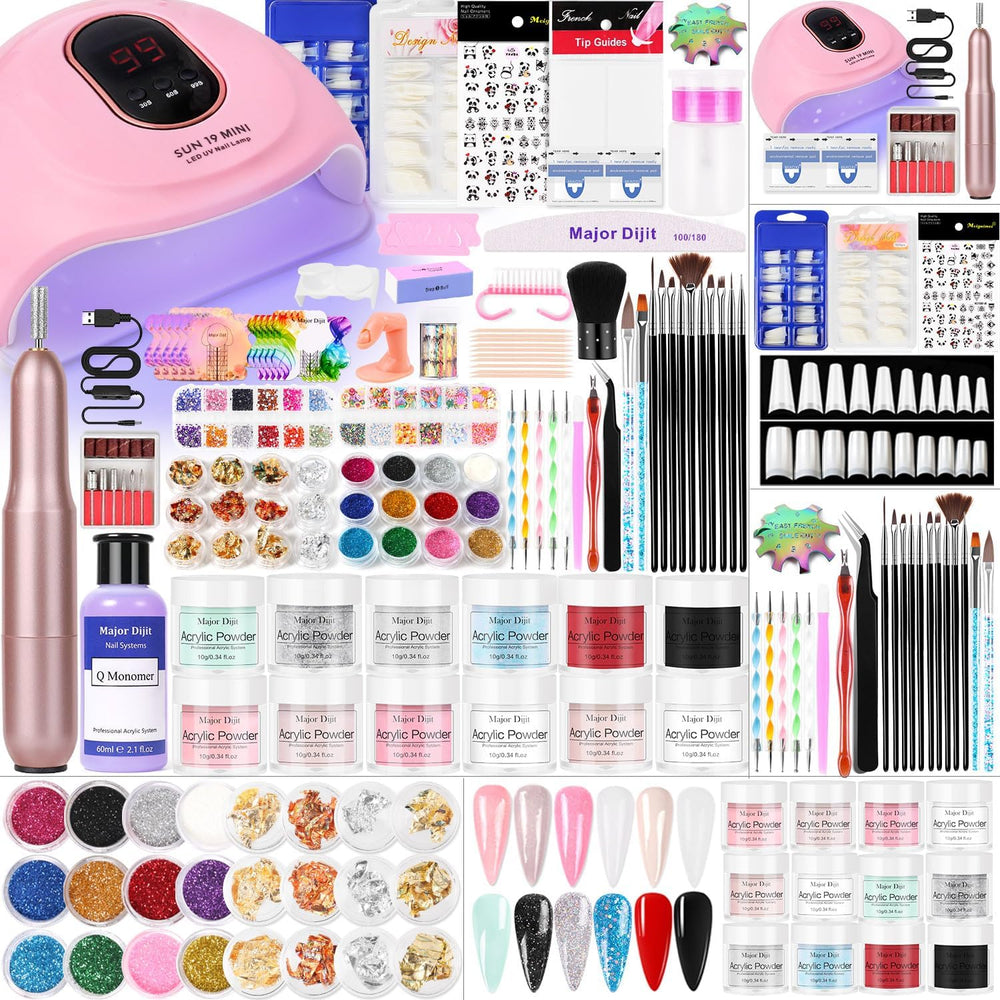 Major Dijit kit-lampe-uv-led-36w : durcissement rapide du vernis et polissage.