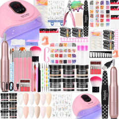 Kit Major Dijit pour débutants, tout-en-un pour démarrer votre manucure acrylique à domicile.