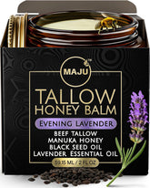 MAJU baume graisse de boeuf miel Manuka lavande et hydratation nocturne