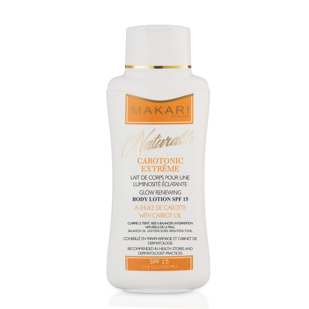 MAKARI Carotonic Extreme Lotion: bouteille prête à hydrater et équilibrer la peau