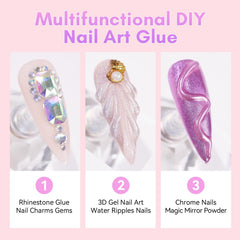 Makartt colle-cristaux-ongles-adhesion-forte, éclat assuré.