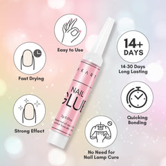 Makartt Colle Ongles: embout précis pour une application sans débordement.