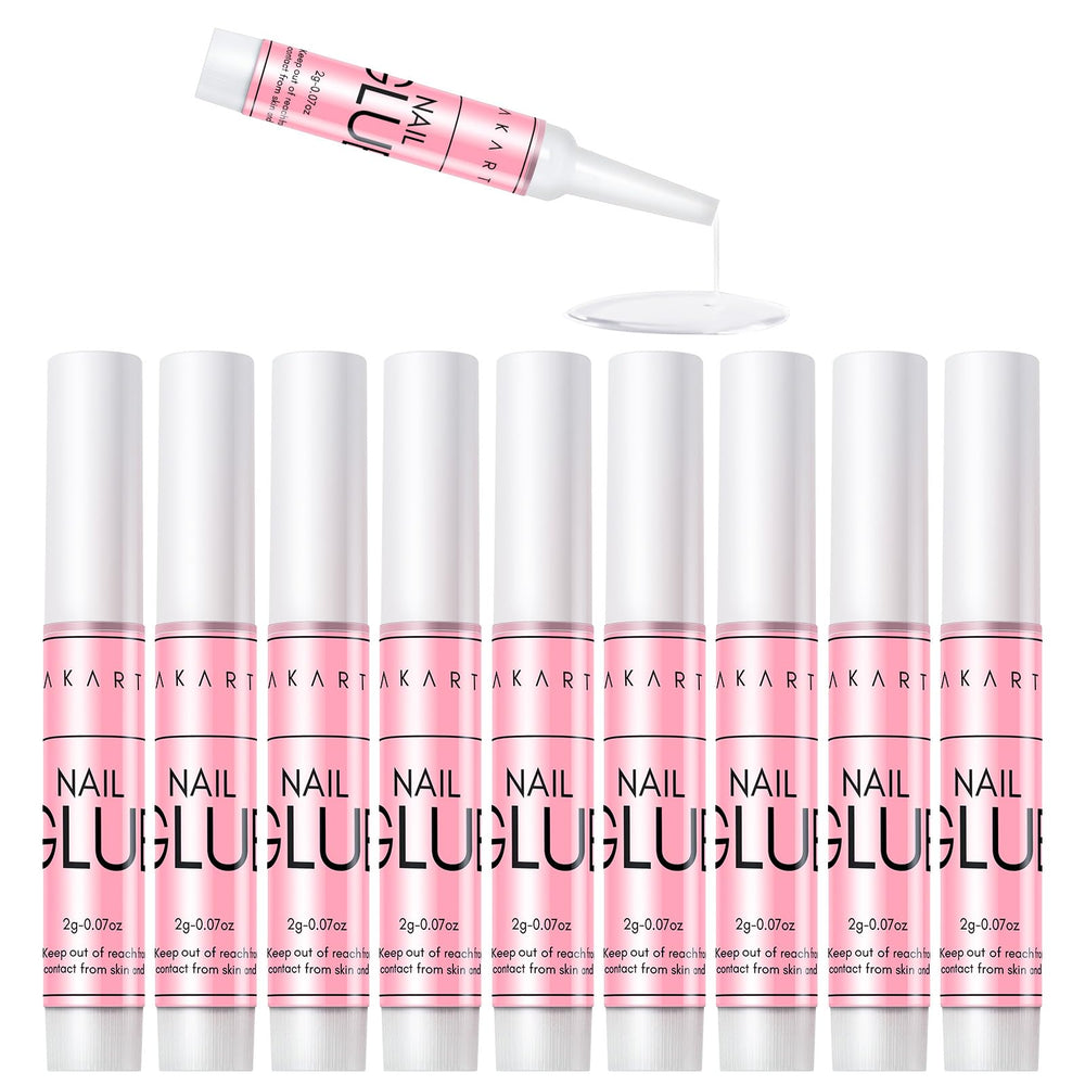 Makartt colle ongles extra forte en bouteille, tenue longue durée et précision d’application.