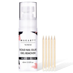 Makartt Dissolvant Colle Ongles, vaporisateur 60 ml, élimination rapide et douce pour ongles press-on.