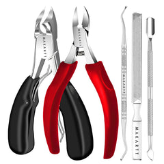 Makartt ensemble 5-en-1 pince-ongles, kit polyvalent pour des soins des ongles nets