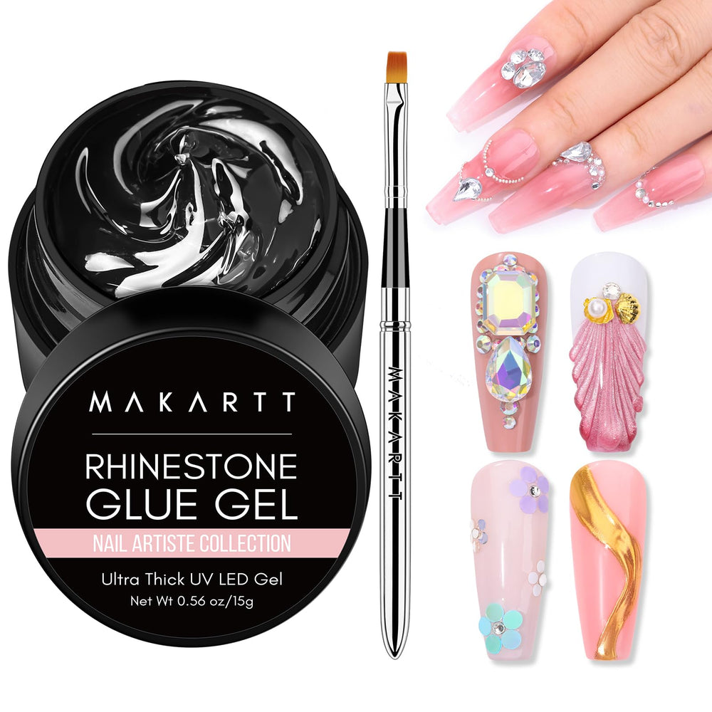 Makartt Gel Colle Strass Ongles: adhérence forte pour bijoux et paillettes